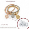 Fashion 3 pcs/set  Charm Bracelets Shape - Heart (or Circle)