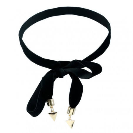 Necklace For Women Ribbons Collar set black