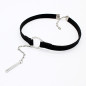 Bohemia Collar Rope Chain necklace color: silver