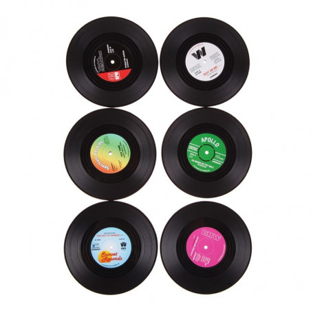 Set of 6Pcs / set of cup holders for mini vinyl plate