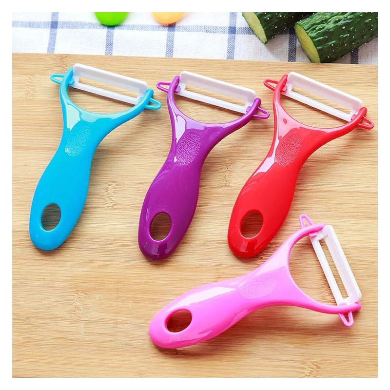 Peeler Kitchen Accessory Helper  Color - Magenta (Yellow, Green, Blue, Red, Pink)