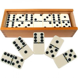 The new DOMINO GAME wooden box