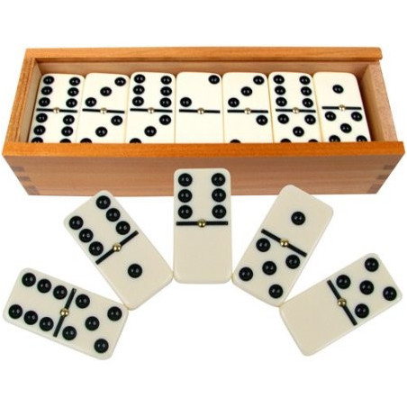 The new DOMINO GAME wooden box
