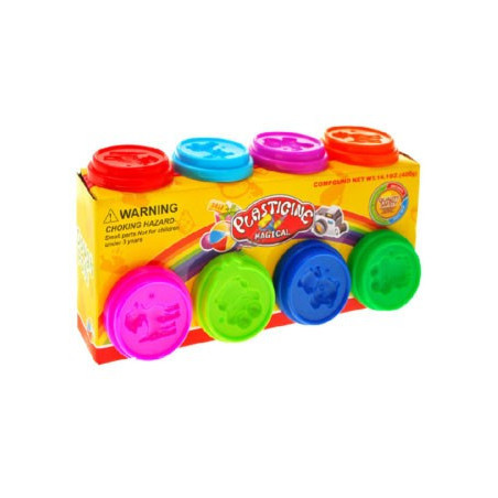 Plasticine set of 8 colors Plasticine magic
