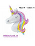 Party Unicorn Foil Balloons - Event unicorn ballon to fill helium or air
