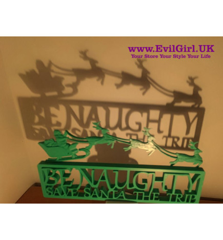 Be Naughty Save Santa The Trip- Wall Decoration