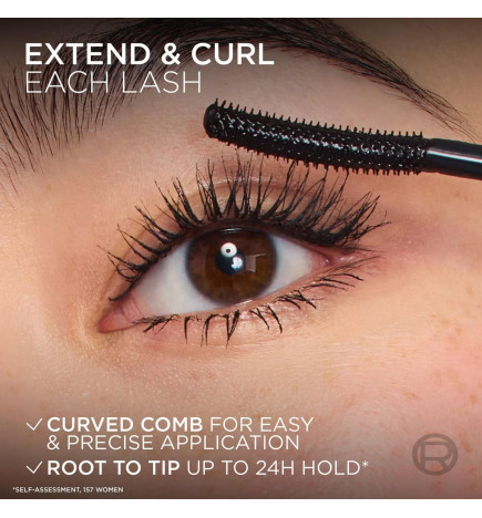 L'Oreal Telescopic Mascara - Black, 8ml